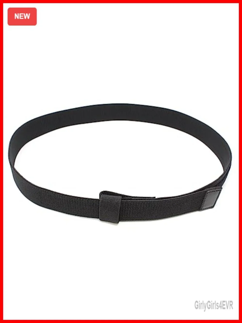 Flexible Nylon No Scratch Hook Loop Belt Stretch Casual Work